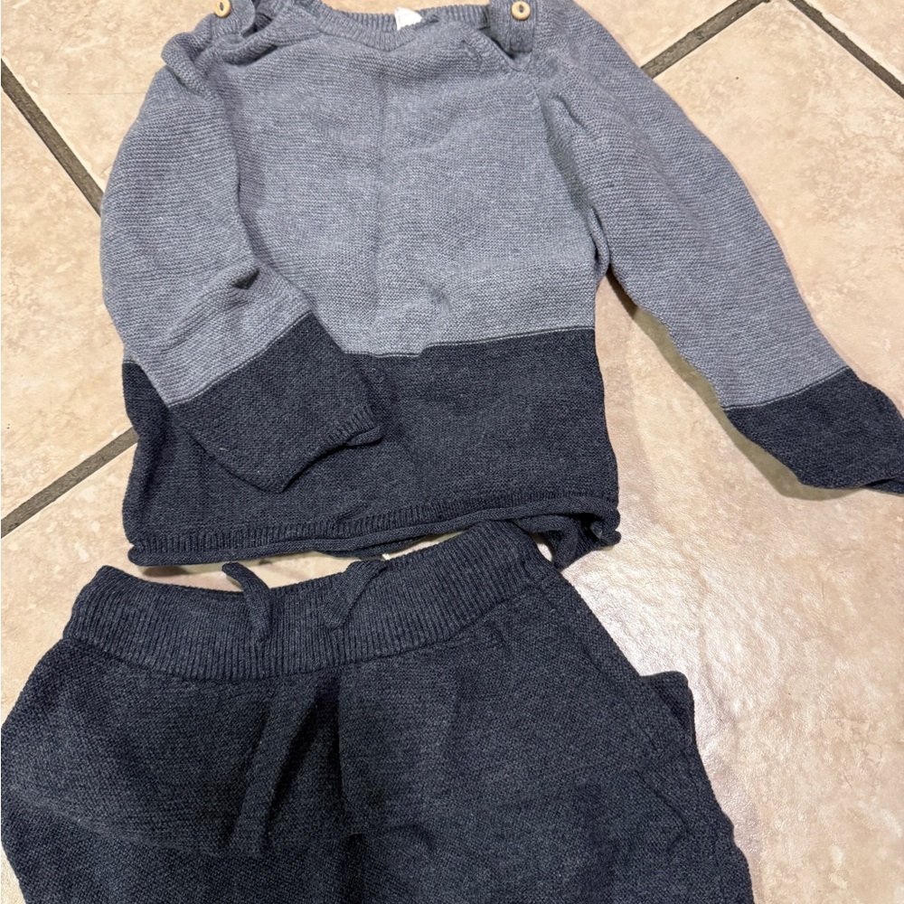 Baby boy H&M Gray blue Set